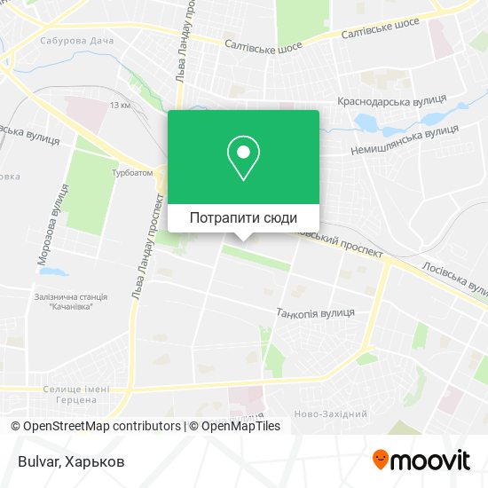 Карта Bulvar