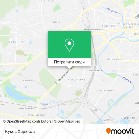 Карта Kyset