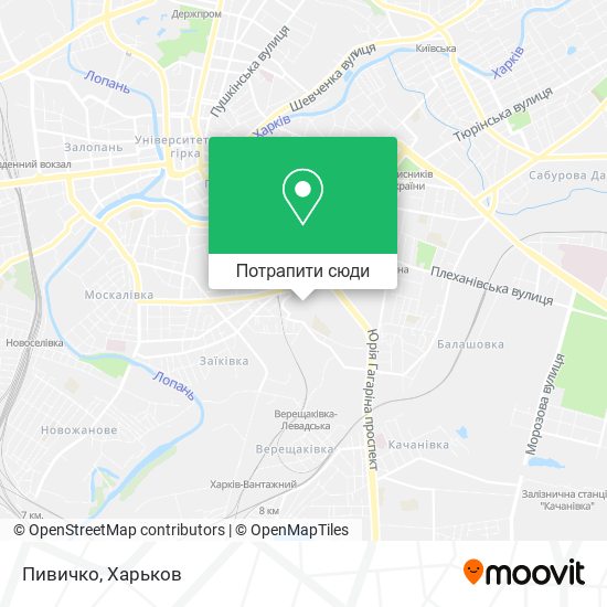 Карта Пивичко