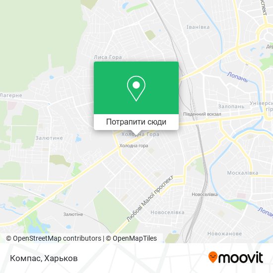 Карта Компас