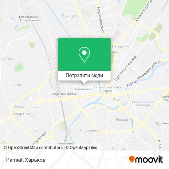 Карта Pamiat