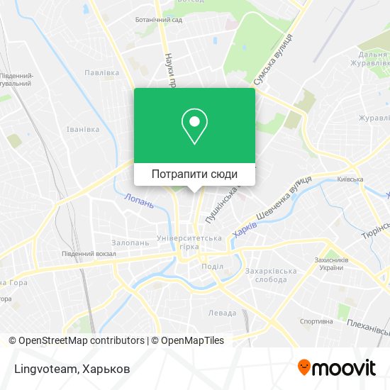 Карта Lingvoteam