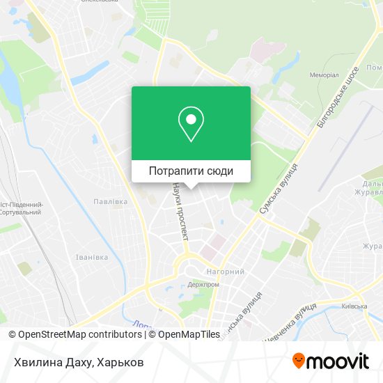 Карта Хвилина Даху