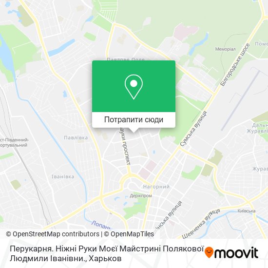 Карта Перукарня. Ніжні Руки Моєї Майстрині Полякової Людмили Іванівни.
