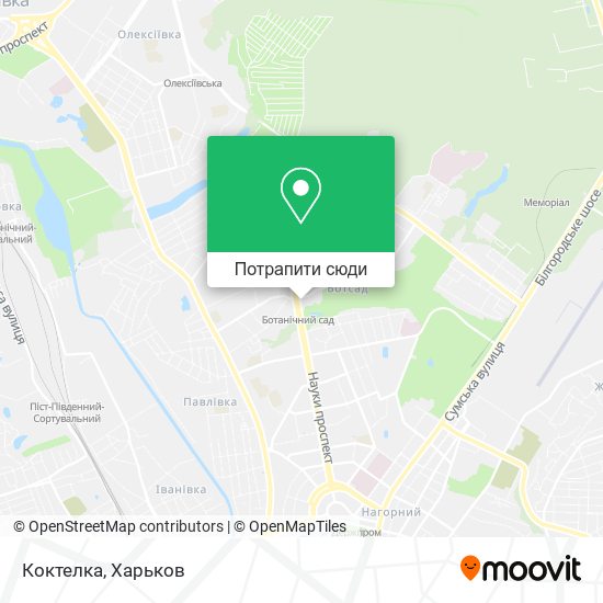 Карта Коктелка