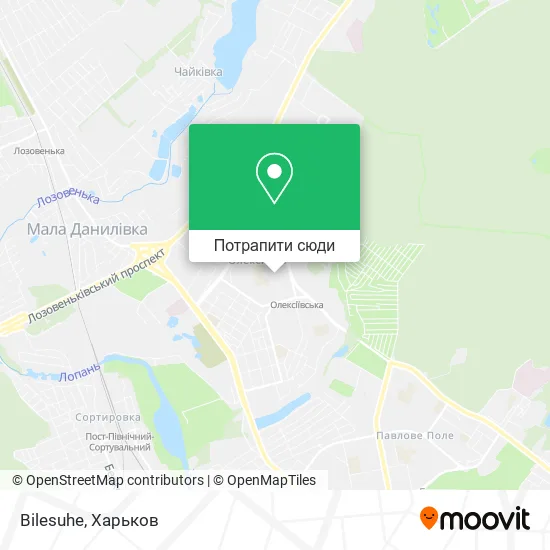 Карта Bilesuhe