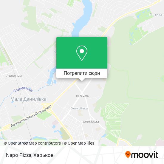 Карта Napo Pizza