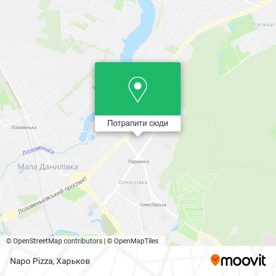 Карта Napo Pizza