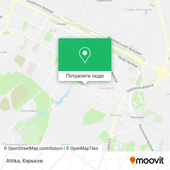 Карта Attika