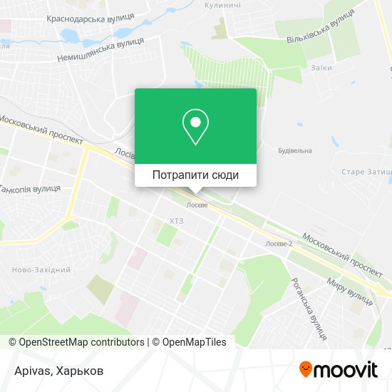 Карта Apivas