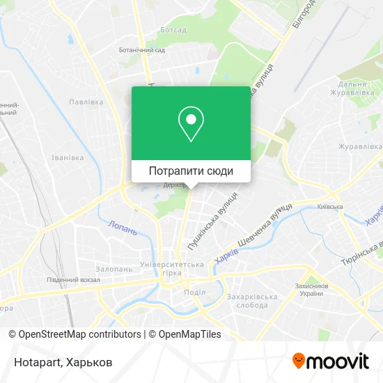 Карта Hotapart