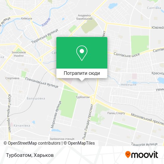 Карта Турбоатом