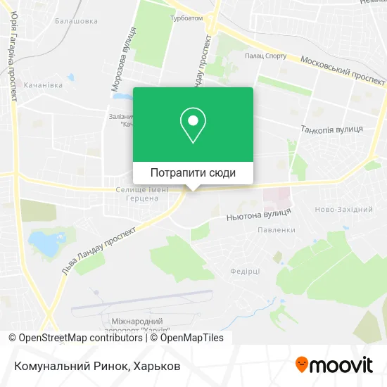 Карта Комунальний Ринок