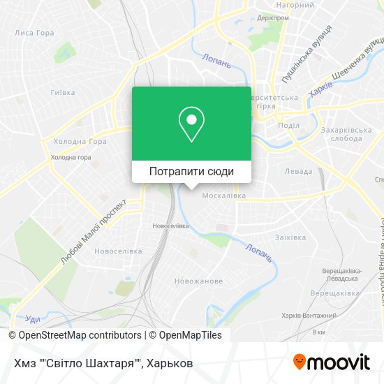 Карта Хмз ""Світло Шахтаря""