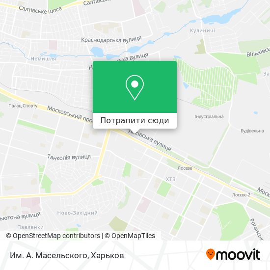 Карта Им. А. Масельского