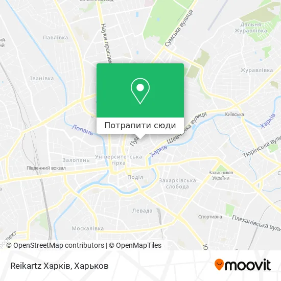 Карта Reikartz Харків