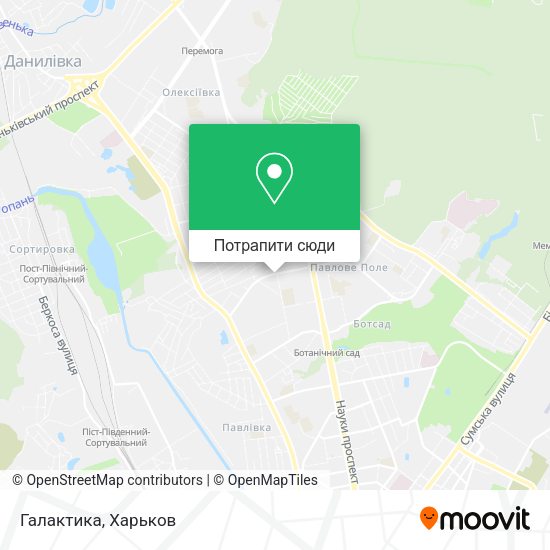 Карта Галактика