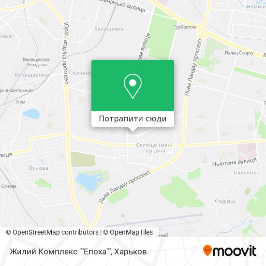 Карта Жилий Комплекс ""Епоха""