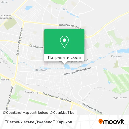 Карта ""Петренківське Джерело""
