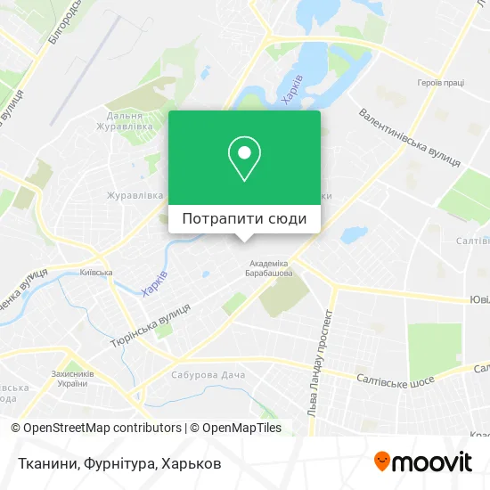 Карта Тканини, Фурнітура