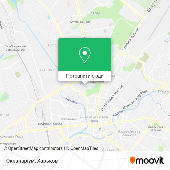 Карта Океанаріум