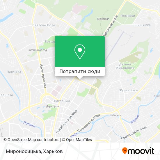Карта Мироносицька
