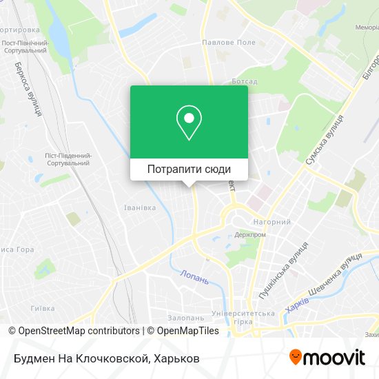 Карта Будмен На Клочковской