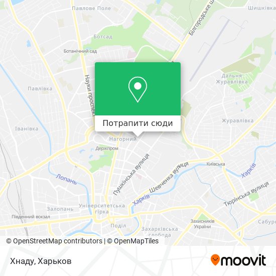 Карта Хнаду