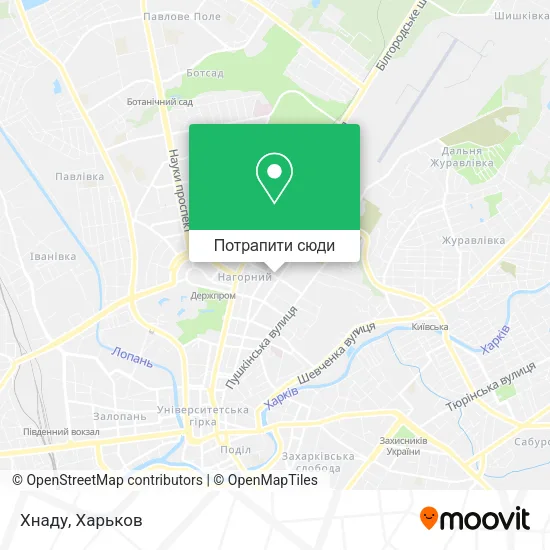 Карта Хнаду