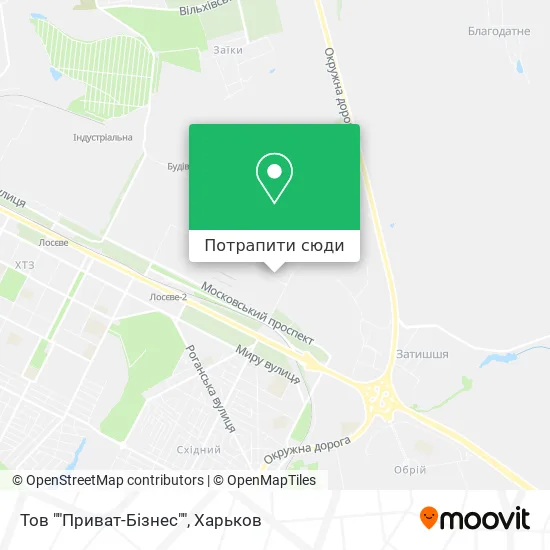 Карта Тов ""Приват-Бізнес""