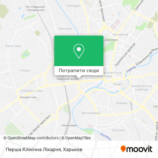 Карта Перша Клінічна Лікарня