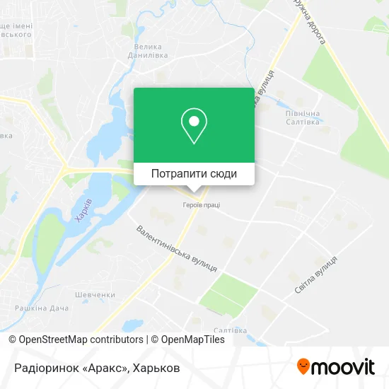 Карта Радіоринок «Аракс»