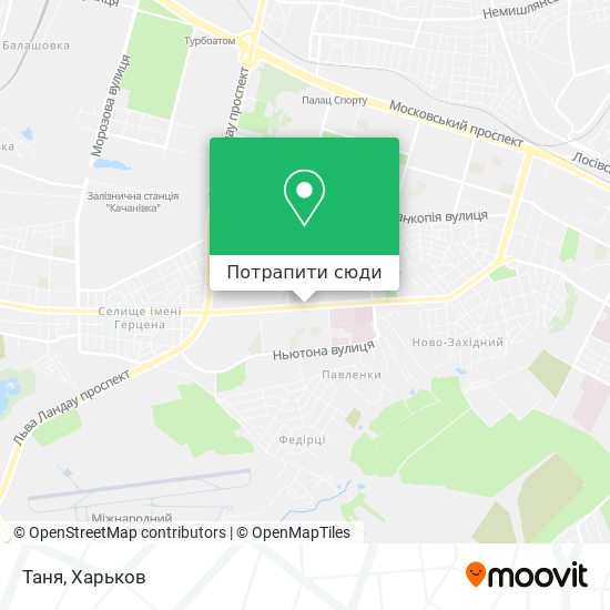Карта Таня
