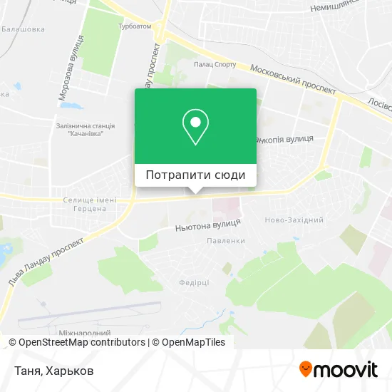 Карта Таня