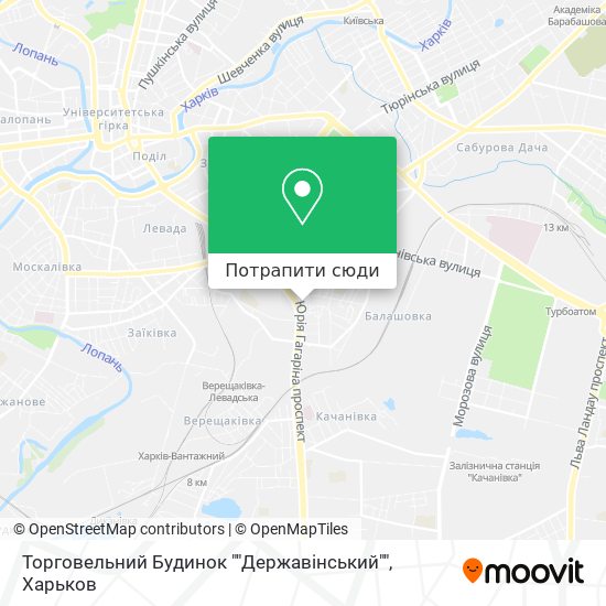 Карта Торговельний Будинок ""Державінський""