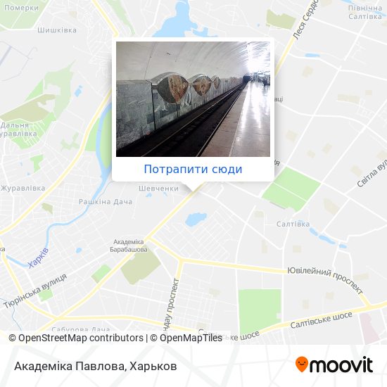 Карта Академіка Павлова