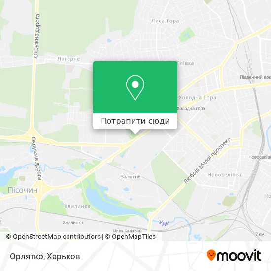 Карта Орлятко