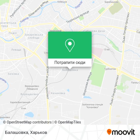 Карта Балашовка