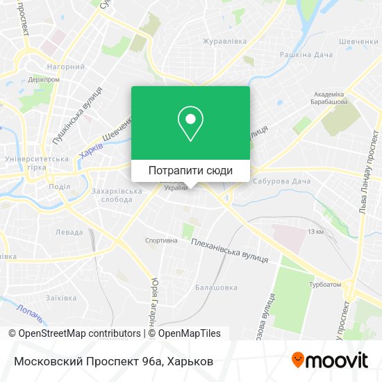 Карта Московский Проспект 96а