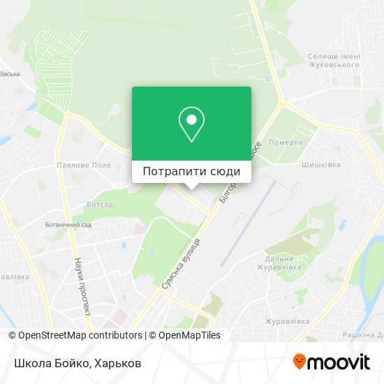 Карта Школа Бойко