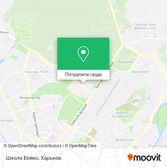 Карта Школа Бойко