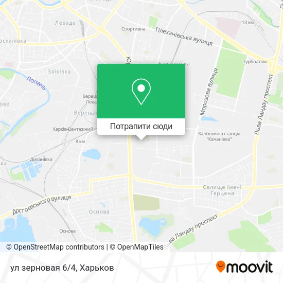 Карта ул зерновая 6/4