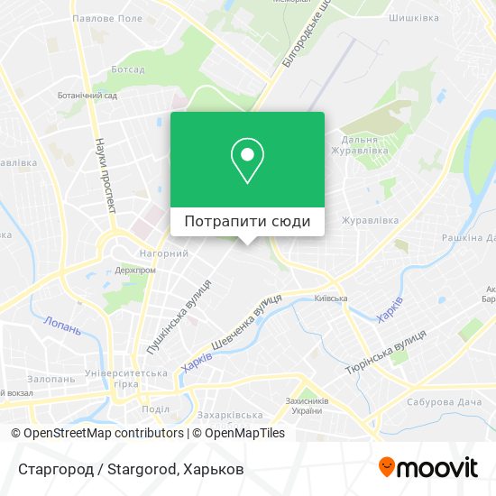 Карта Старгород / Stargorod