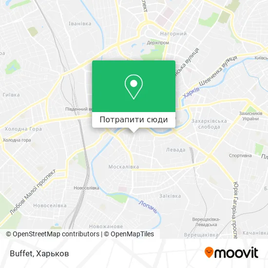 Карта Buffet