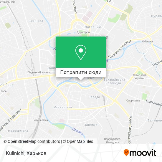 Карта Kulinichi