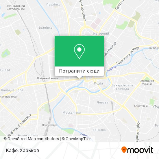 Карта Кафе