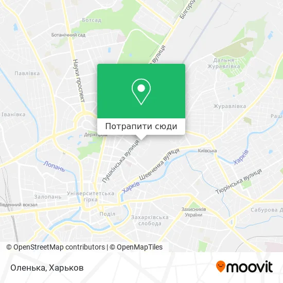 Карта Оленька