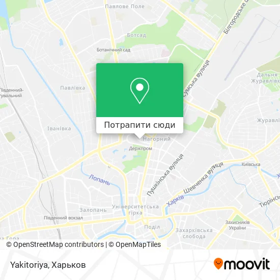 Карта Yakitoriya