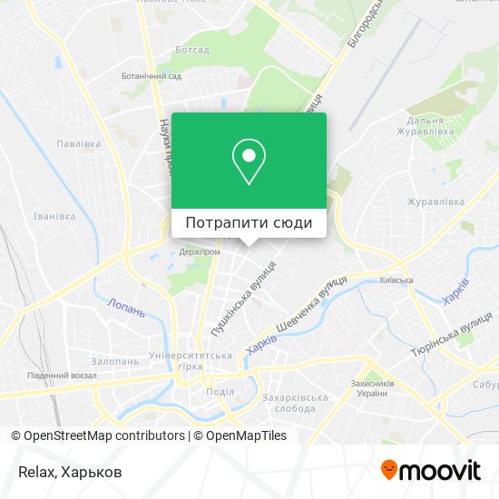 Карта Relax