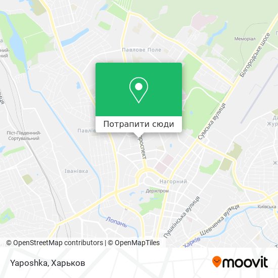 Карта Yaposhka